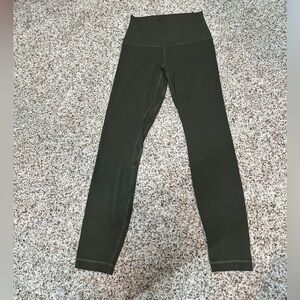 Dark olive  25” Lululemon align leggings